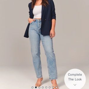Abercrombie Curve Love High Rise Dad jeans size 10/30 R